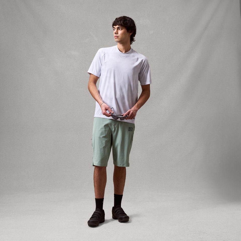 Herren AllTrack Rout K/A Tech T-Shirt - Weiß