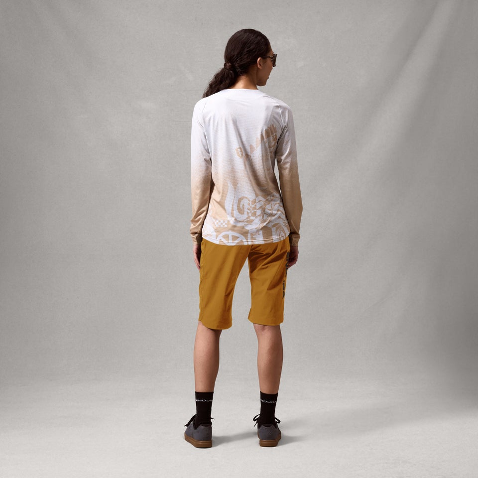 Women's SingleTrack L/S Print Tee  - Aero Blue