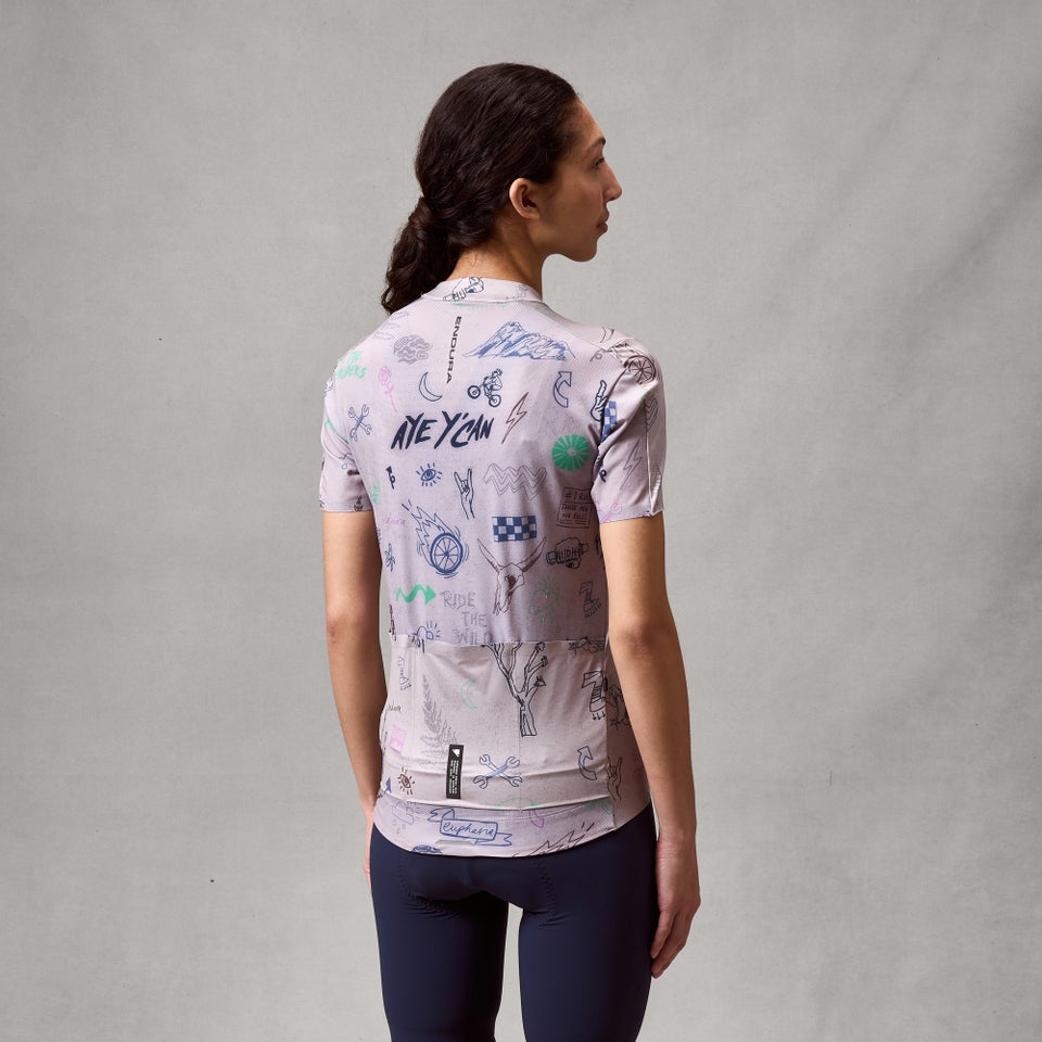 Women's Pro SL S/S Print Jersey - Titanium