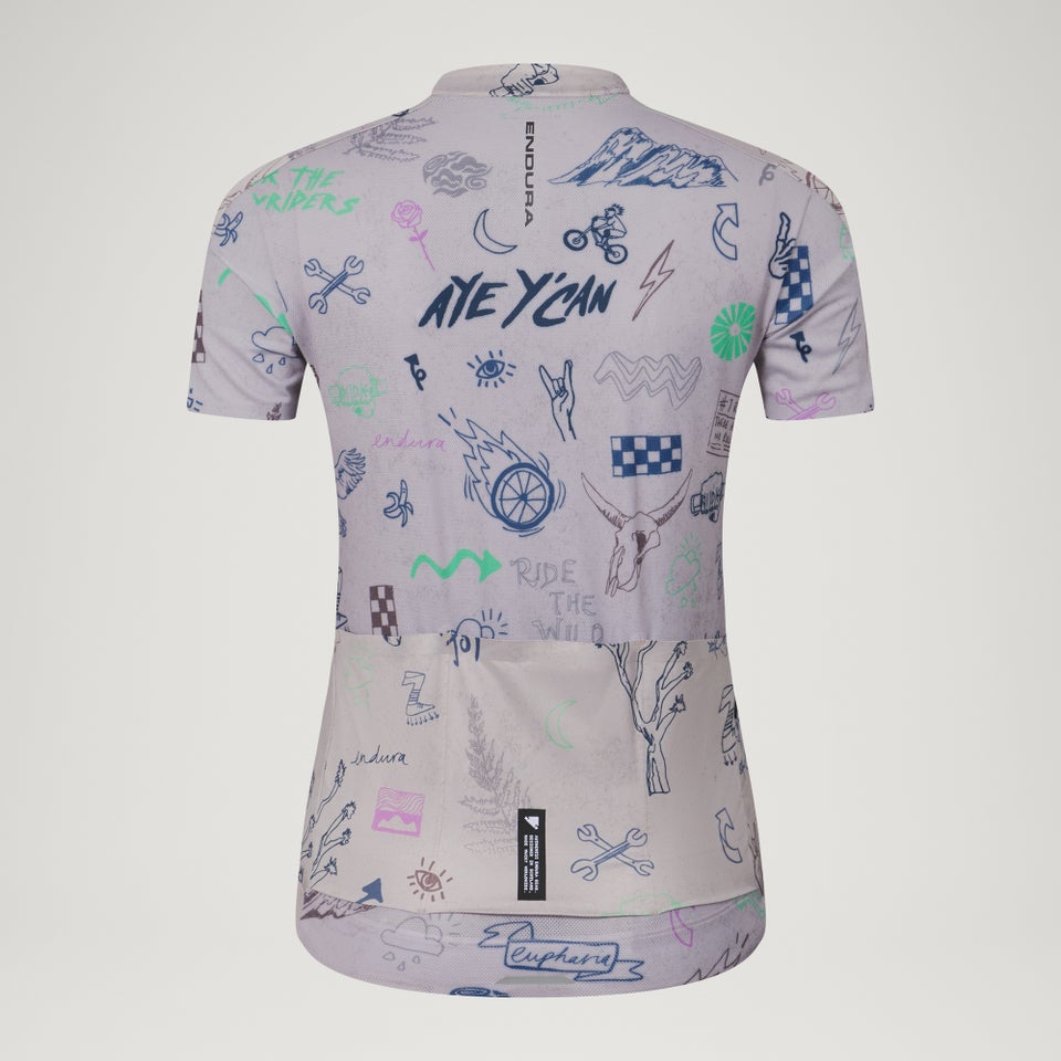 Women's Pro SL S/S Print Jersey - Titanium