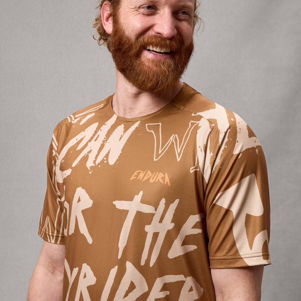 Herren SingleTrack K/A Print T-Shirt - Trail Bronze