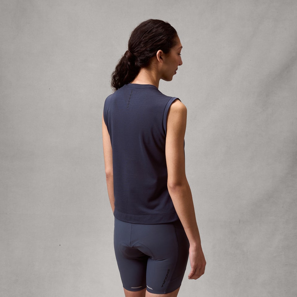 Damen Loop Tech Tank - Carbon Grau