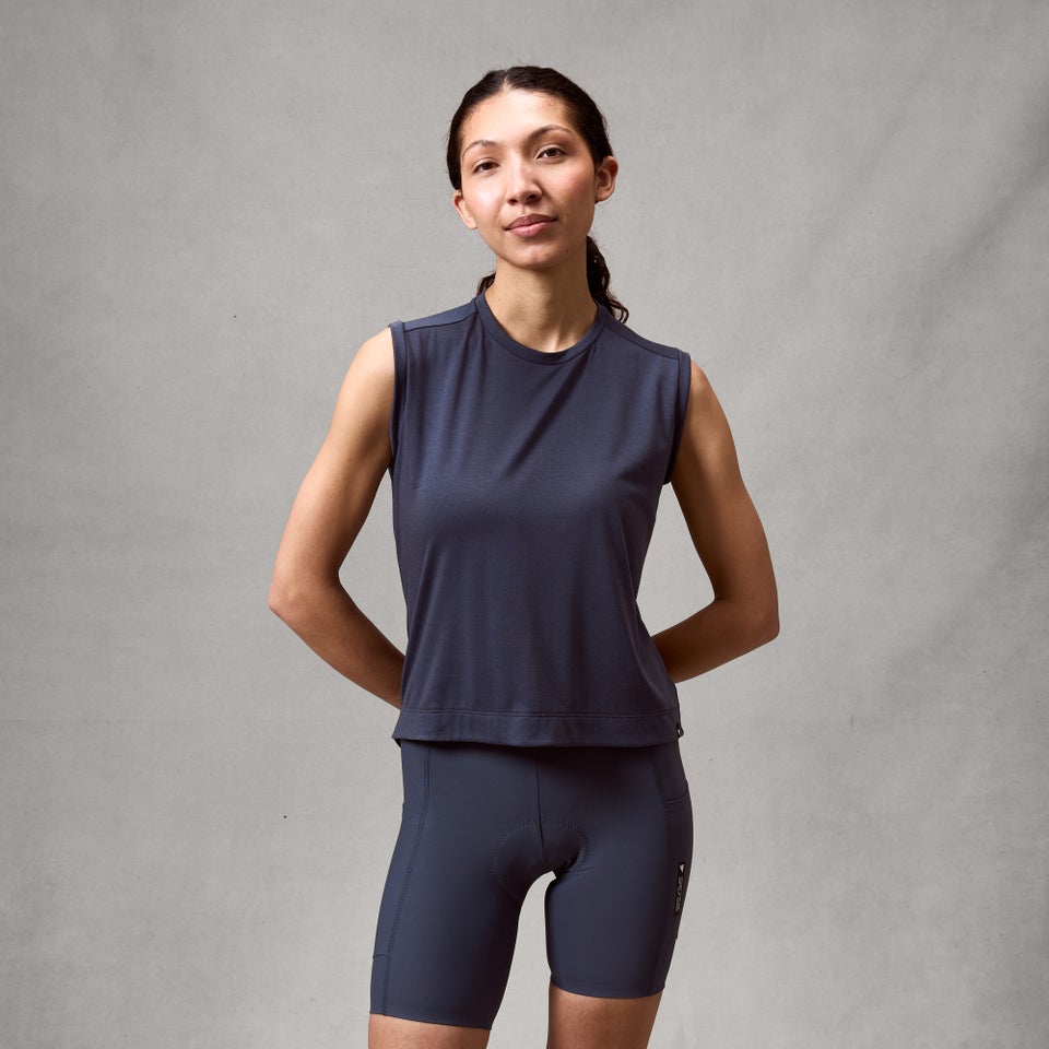 Damen Loop Tech Tank - Carbon Grau