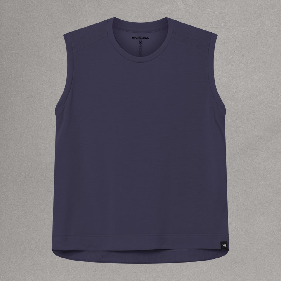 Damen Loop Tech Tank - Carbon Grau