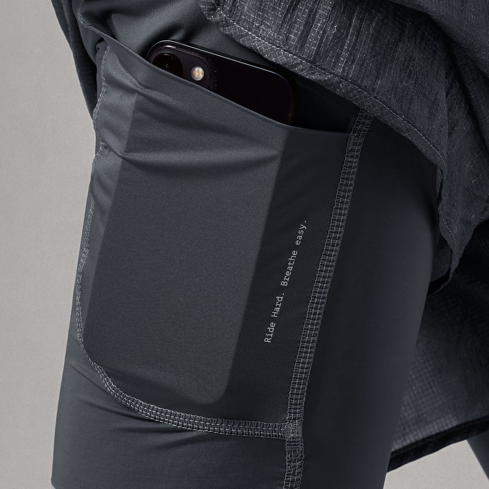 Herren AllTrack Lite Lined Shorts - Carbon Grau