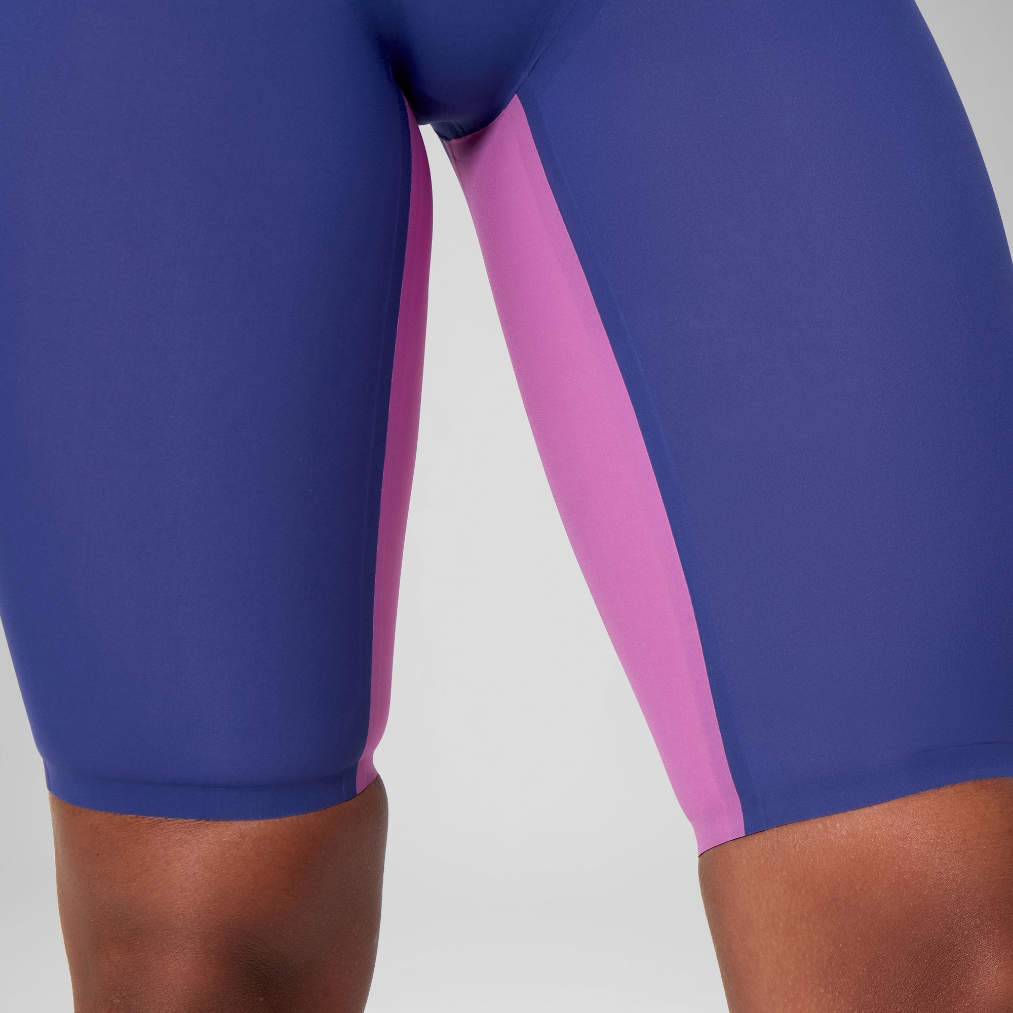 Women's Fastskin LZR Pure Valor 2.0 Openback Kneeskin Navy/Purple