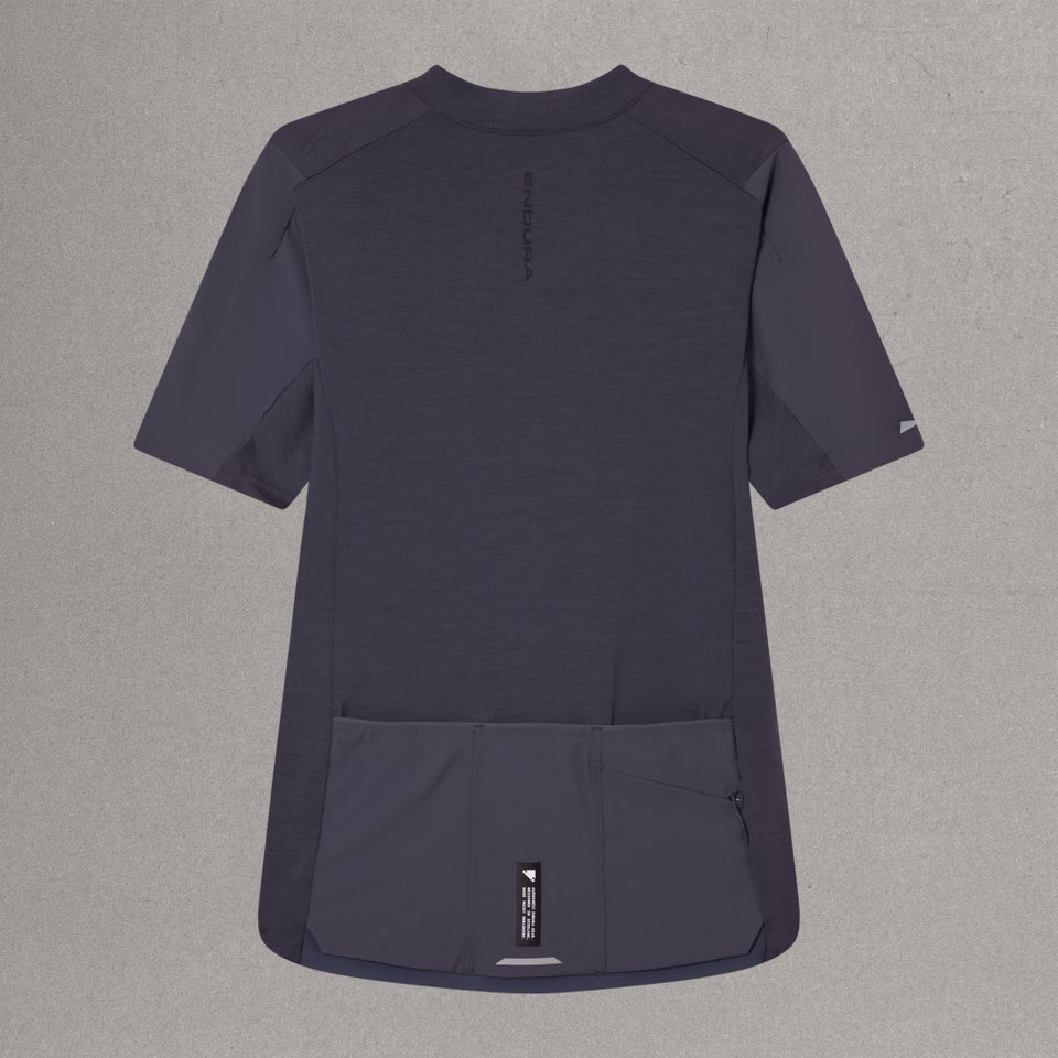 Men's AllTrack Ride S/S Jersey - Carbon Gray