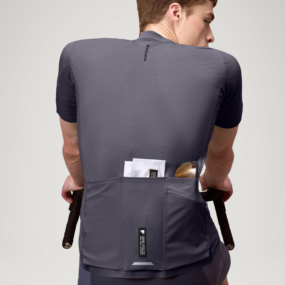 Men's AllTrack Ride S/S Jersey - Carbon Gray