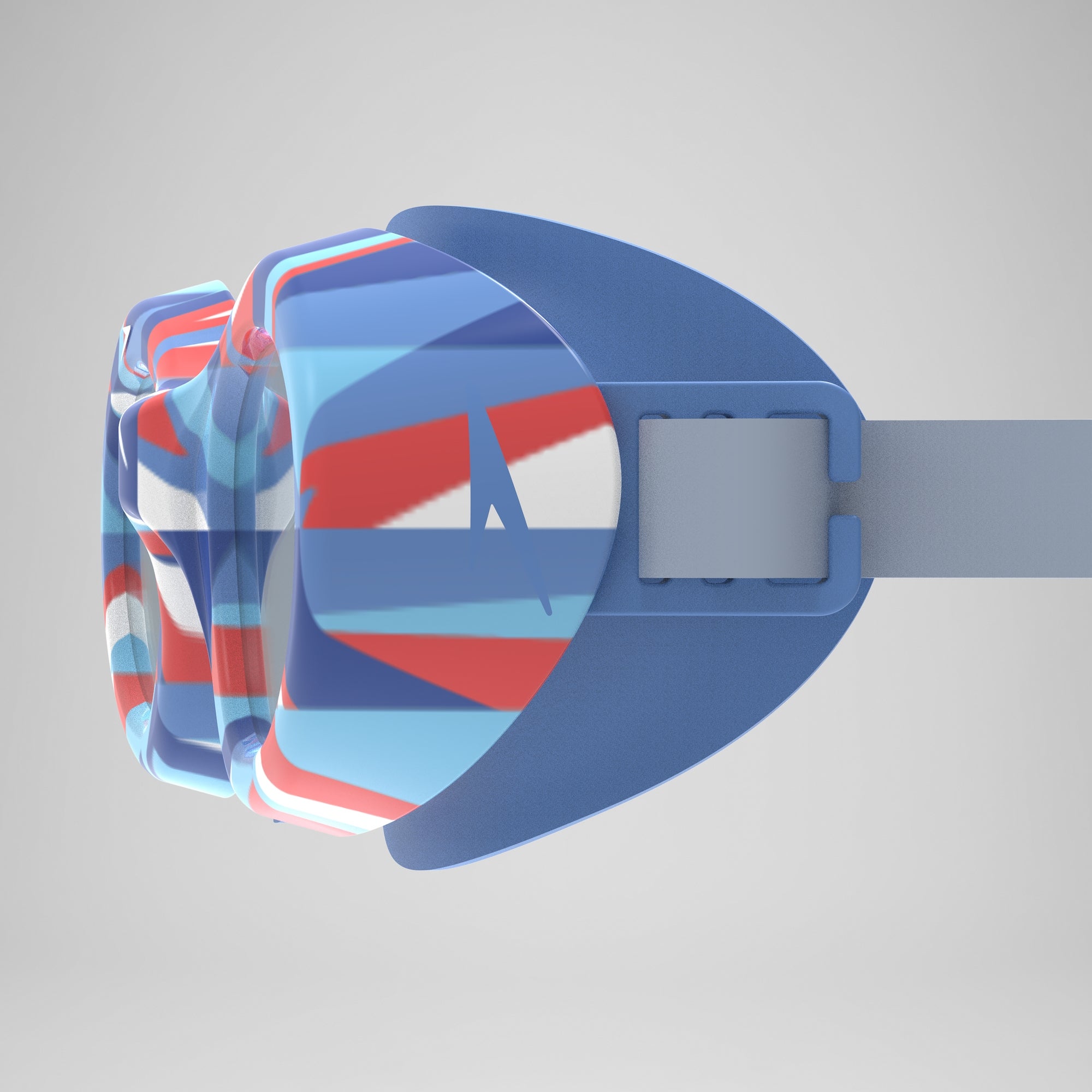 Junior Futura Hydrospex Printed Goggles Blue/Red | Speedo USA