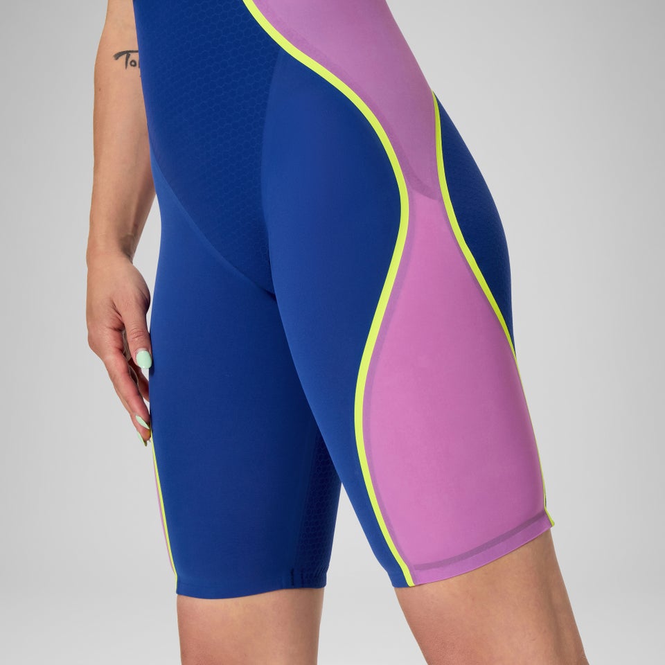 Women's Fastskin LZR Pure Intent 2.0 Closedback Kneeskin Navy/Purple
