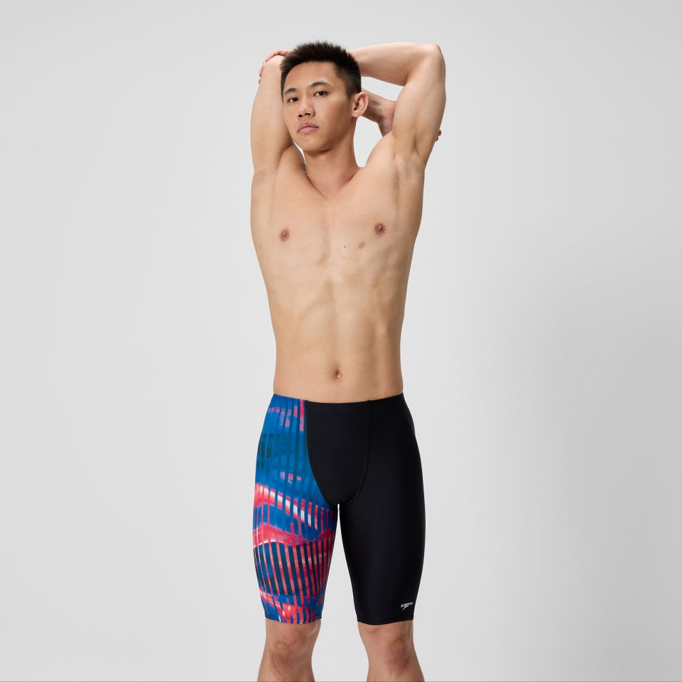 Men's Club Training Printed Jammer Red/White/Blue