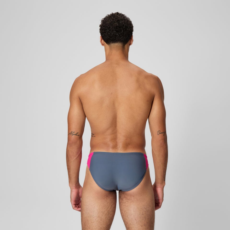 Men's Beachstar Colorblock 2" Brief Gray/Coral