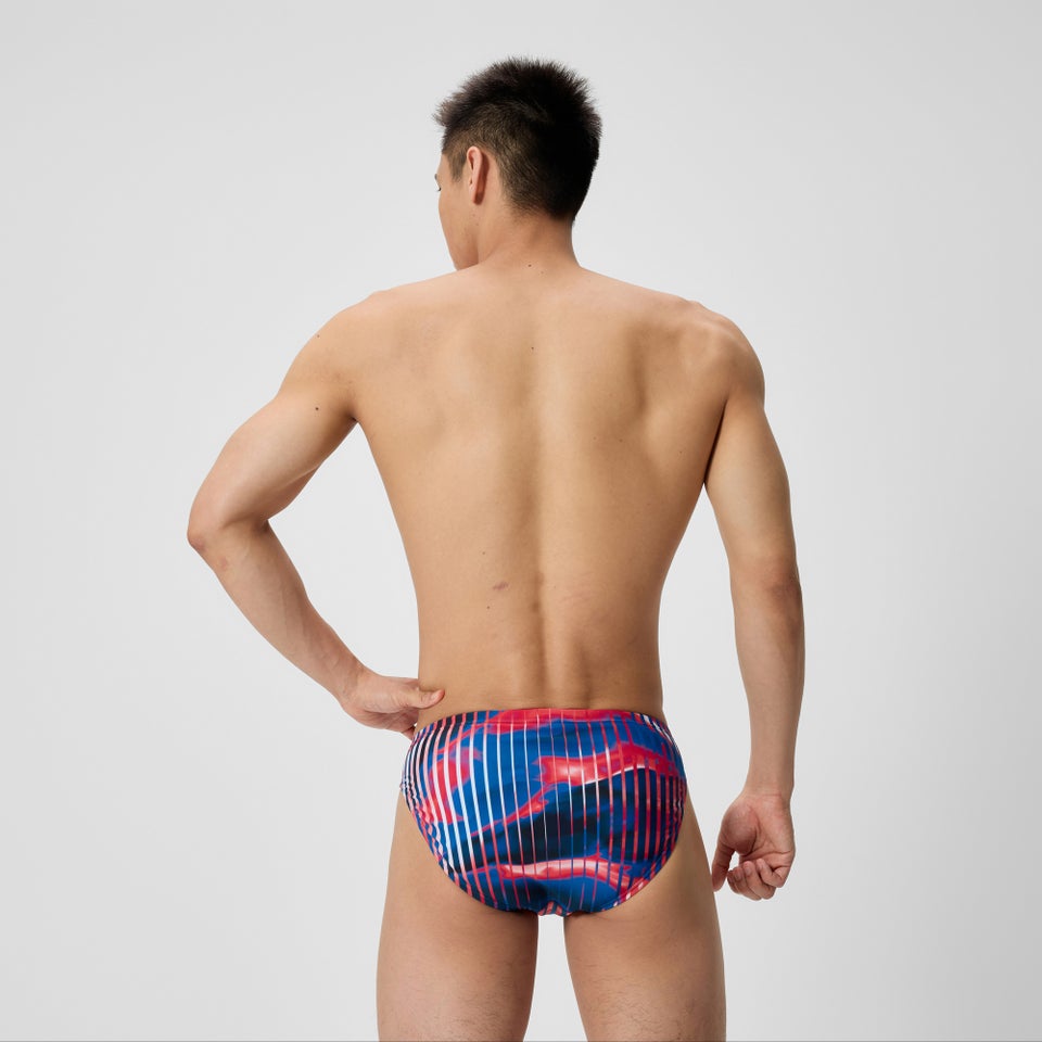 Men's Club Training Printed Brief Red/White/Blue