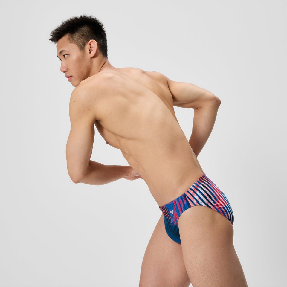 Men's Club Training Printed Brief Red/White/Blue