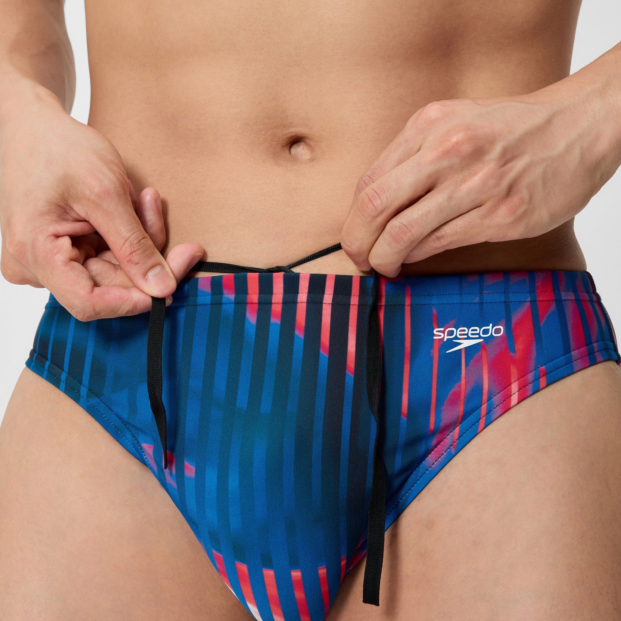 Men's Club Training Printed Brief Red/White/Blue | Speedo USA