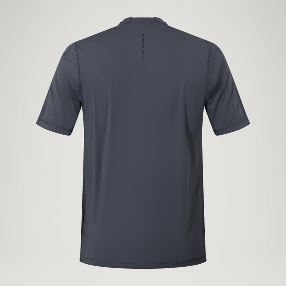 Herren AllTrack Rout K/A Tech T-Shirt - Carbon Grau