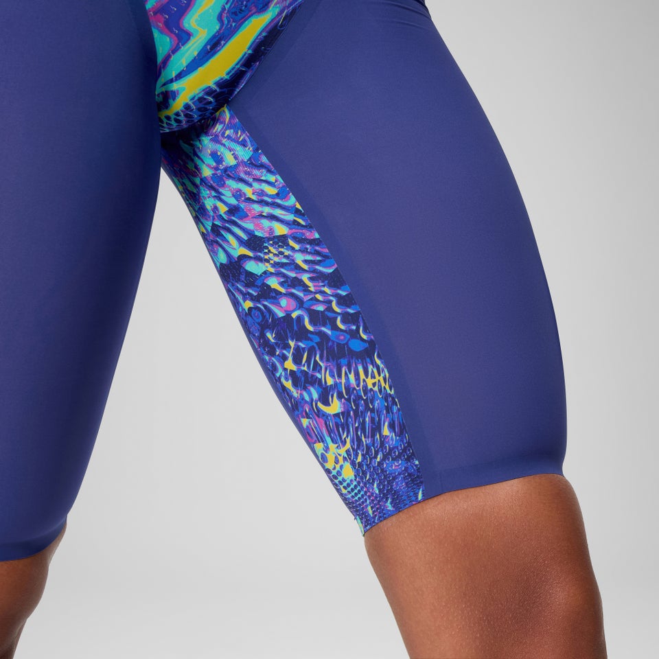 Women's Fastskin LZR Pure Valor 2.0 Openback Kneeskin Blue/Navy