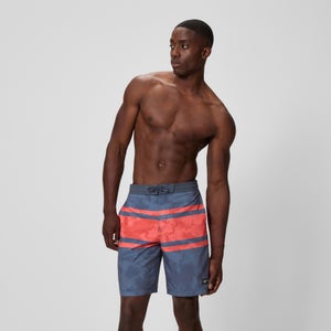 Men's Bondi Print 20" Boardshorts Gray/Coral