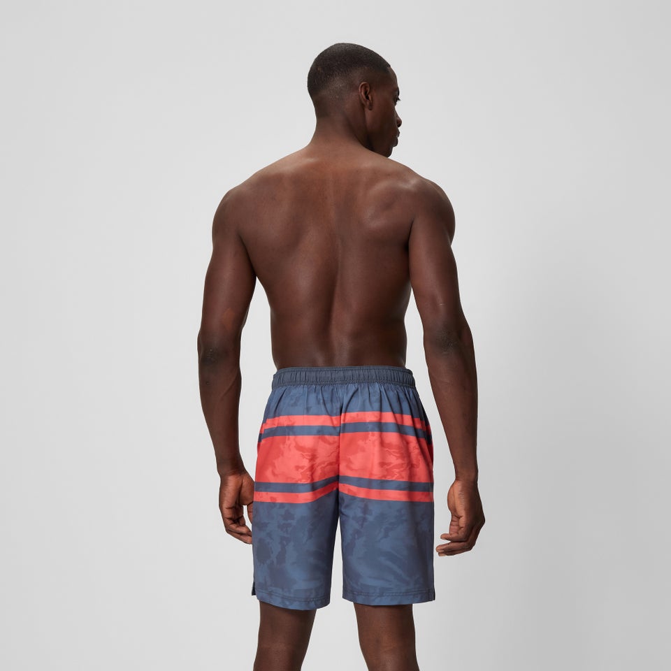 Men's Bondi Print 20" Boardshorts Gray/Coral