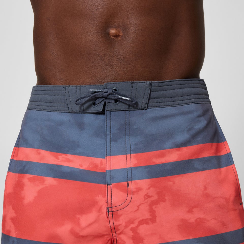 Men's Bondi Print 20" Boardshorts Gray/Coral