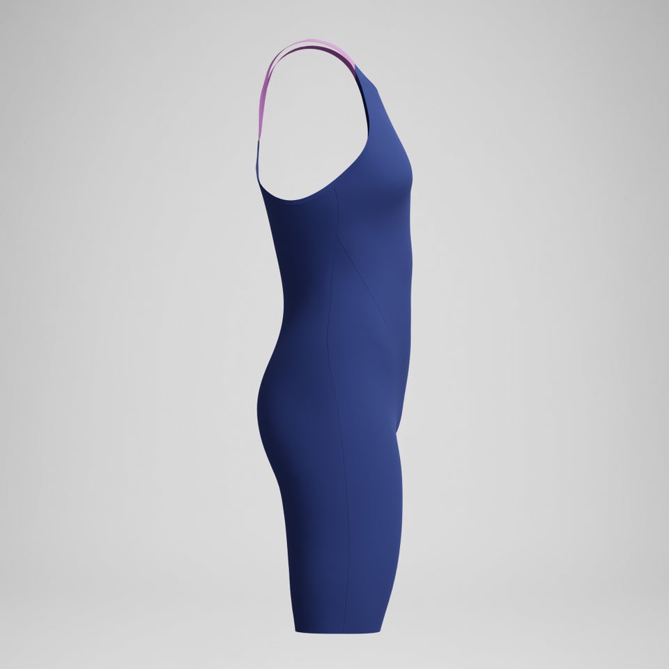 Women's Fastskin LZR Pure Valor 2.0 Closedback Kneeskin Navy/Purple
