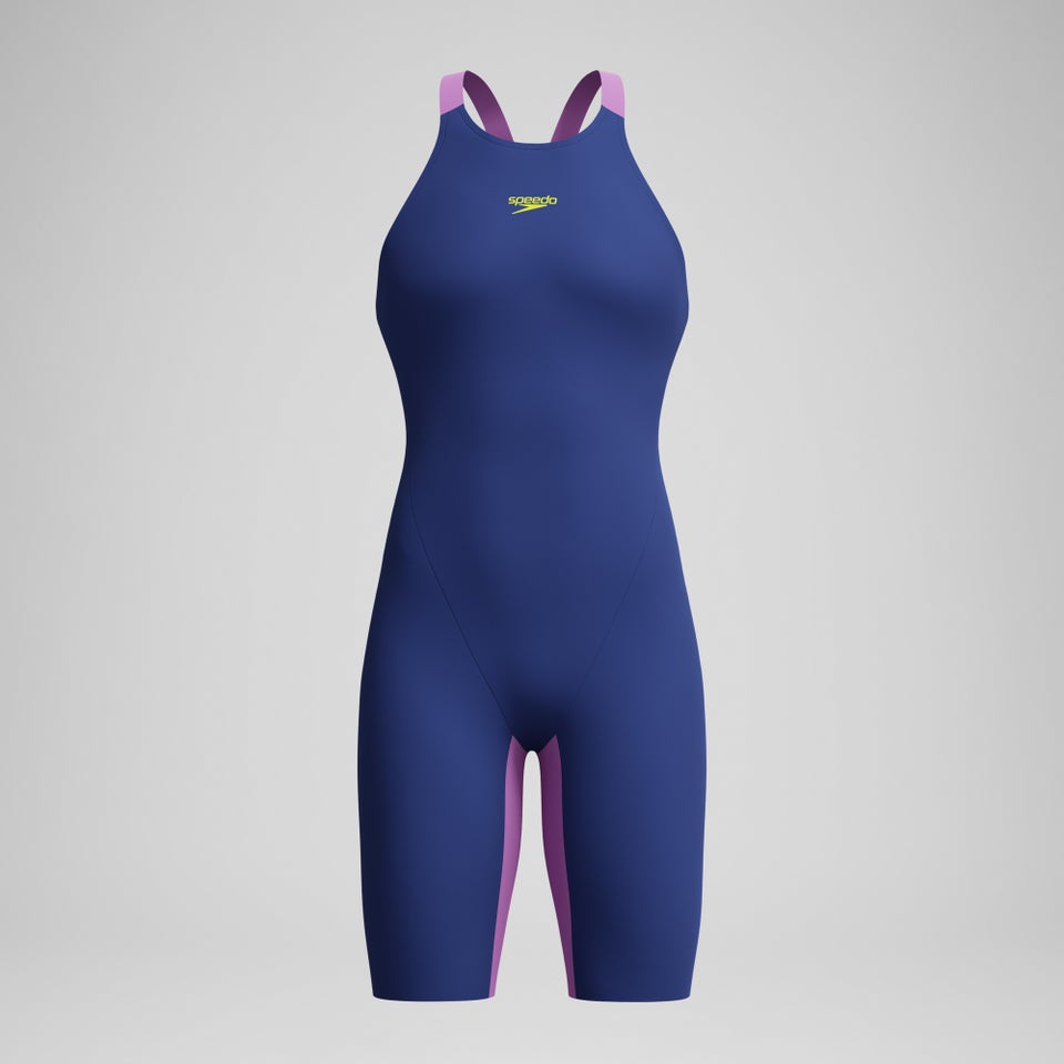 Women's Fastskin LZR Pure Valor 2.0 Closedback Kneeskin Navy/Purple