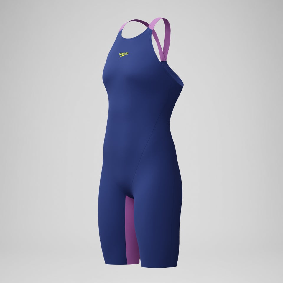 Women's Fastskin LZR Pure Valor 2.0 Closedback Kneeskin Navy/Purple