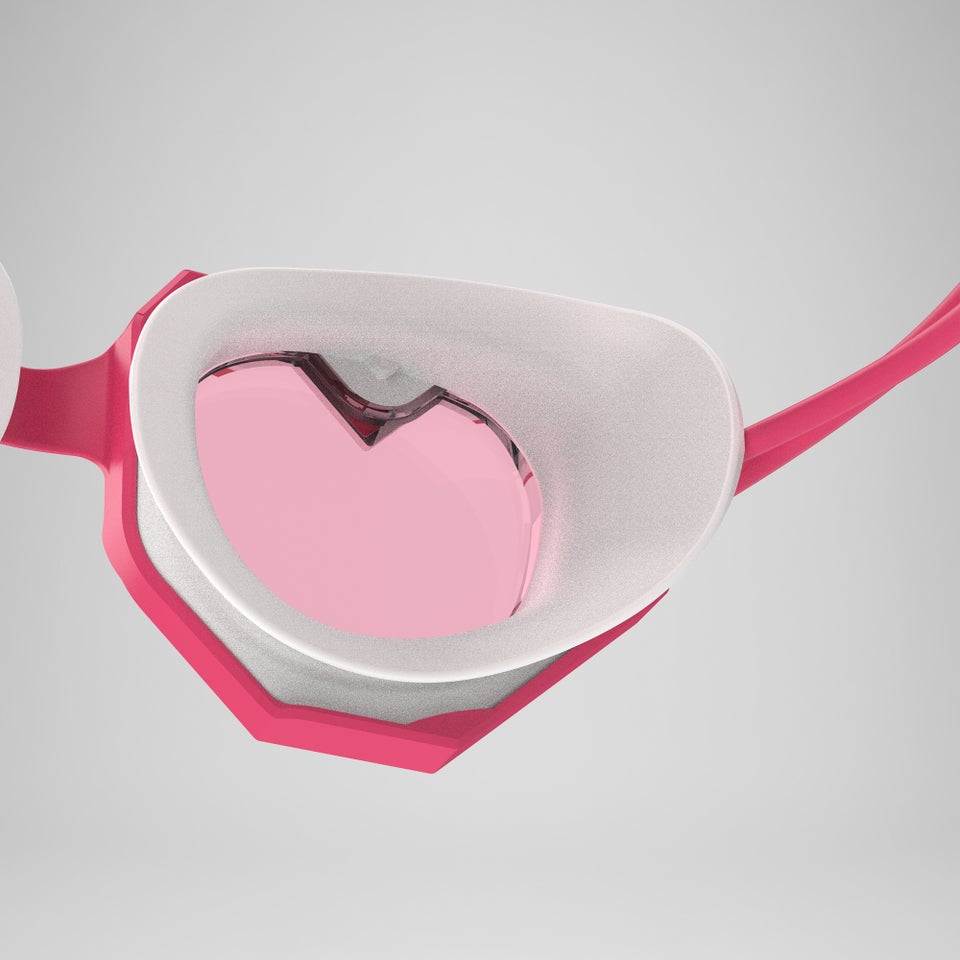 Kids Sunny G Diamond Heart Goggles Pink/Orange