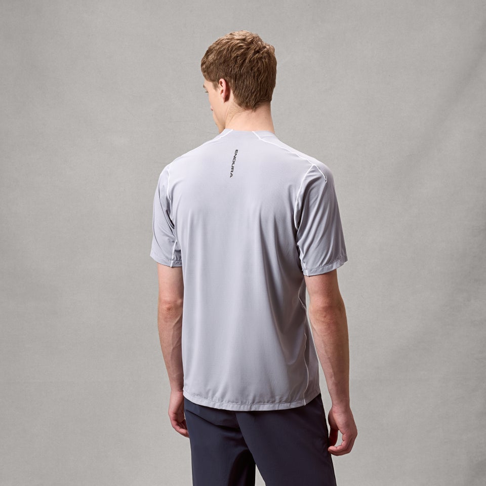 Herren AllTrack Rout K/A Tech T-Shirt - Aluminium