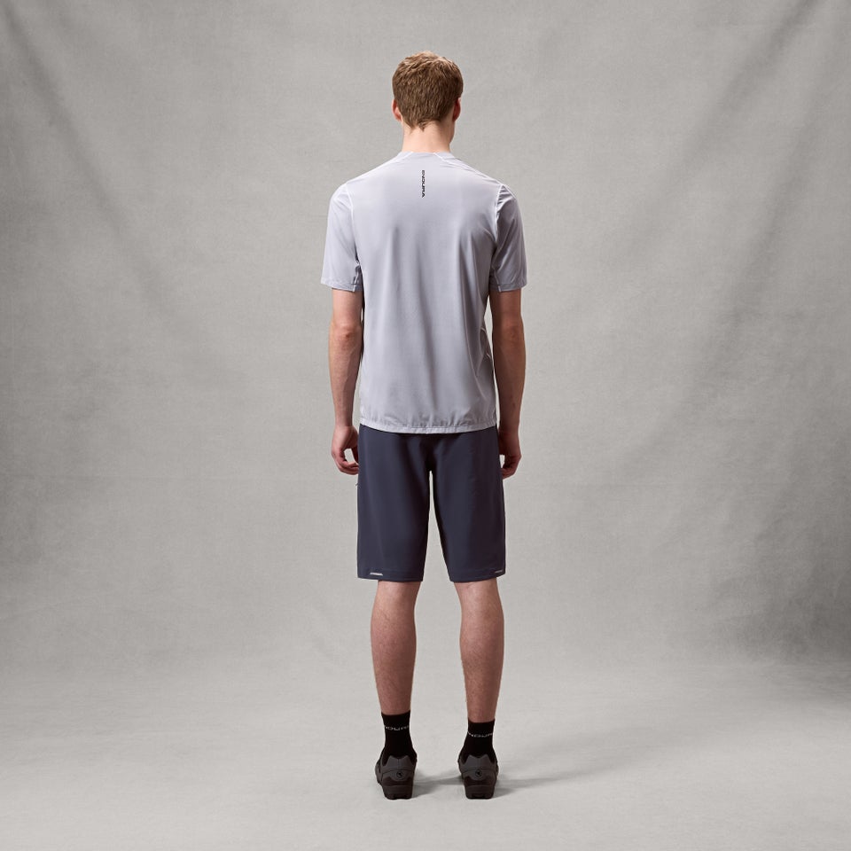 Herren AllTrack Rout K/A Tech T-Shirt - Aluminium