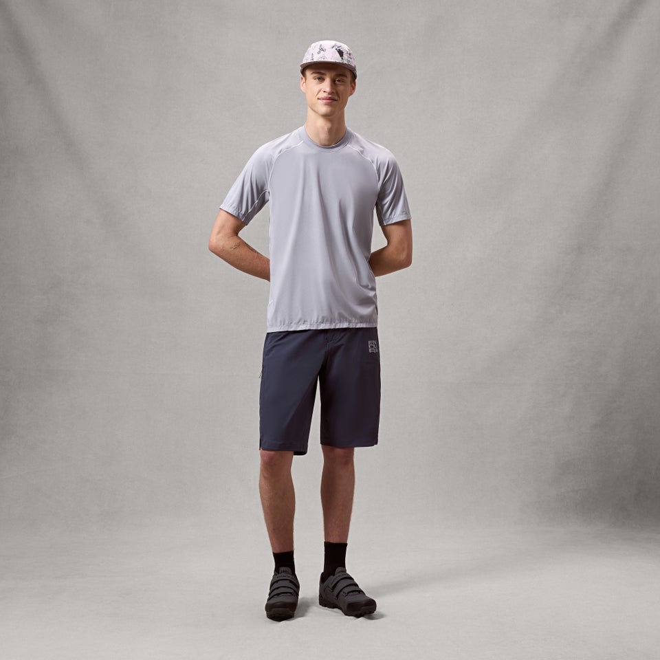 Herren AllTrack Rout K/A Tech T-Shirt - Aluminium