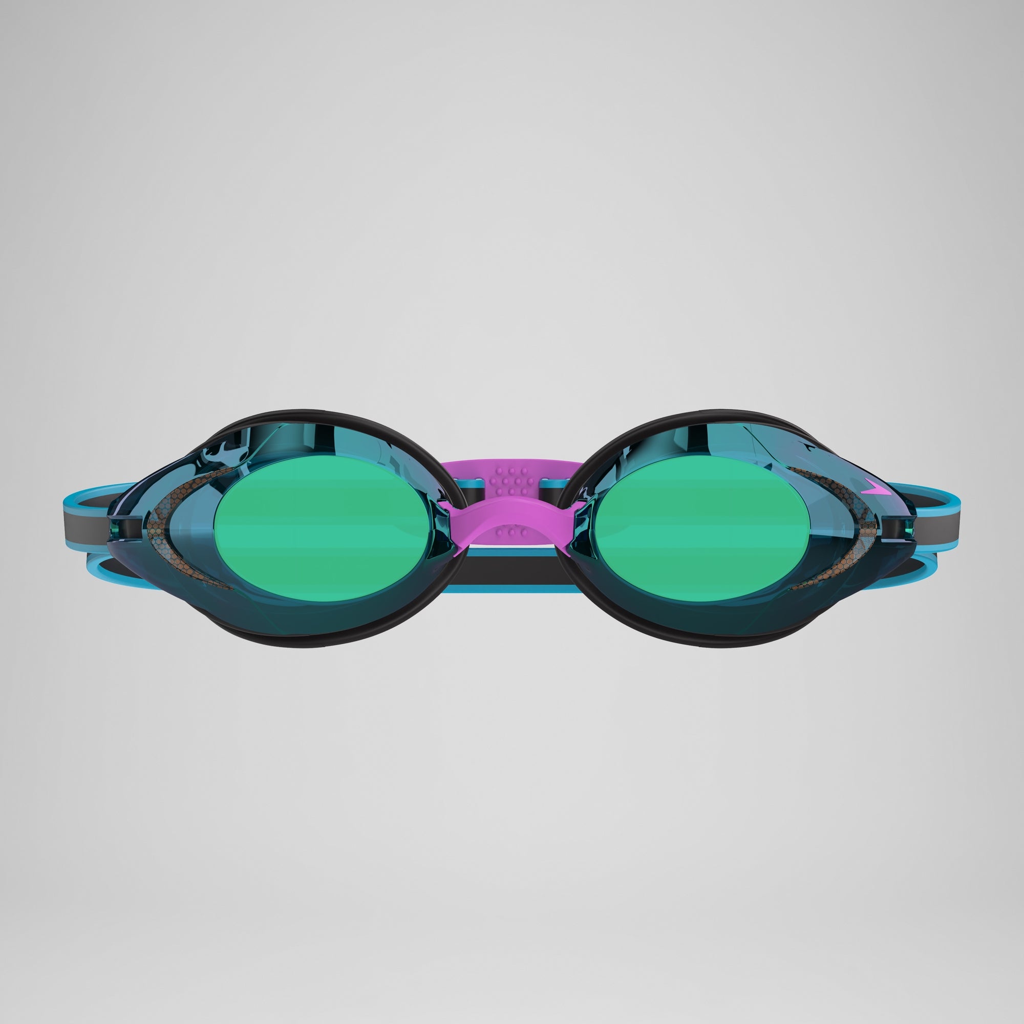 Adult Vanquisher 3.0 Mirrored Goggles Black/Green | Speedo USA