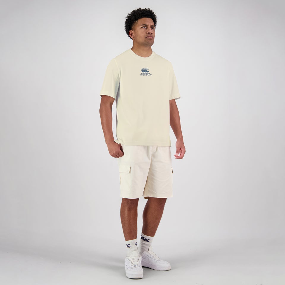 MENS HERITAGE T-SHIRT EGRET