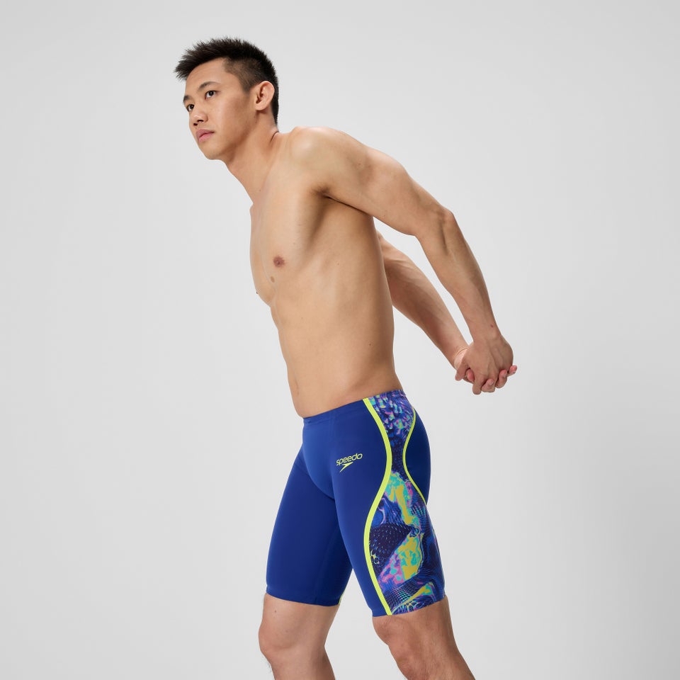 Men's Fastskin LZR Pure Intent 2.0 Jammer Navy/Blue/Yellow