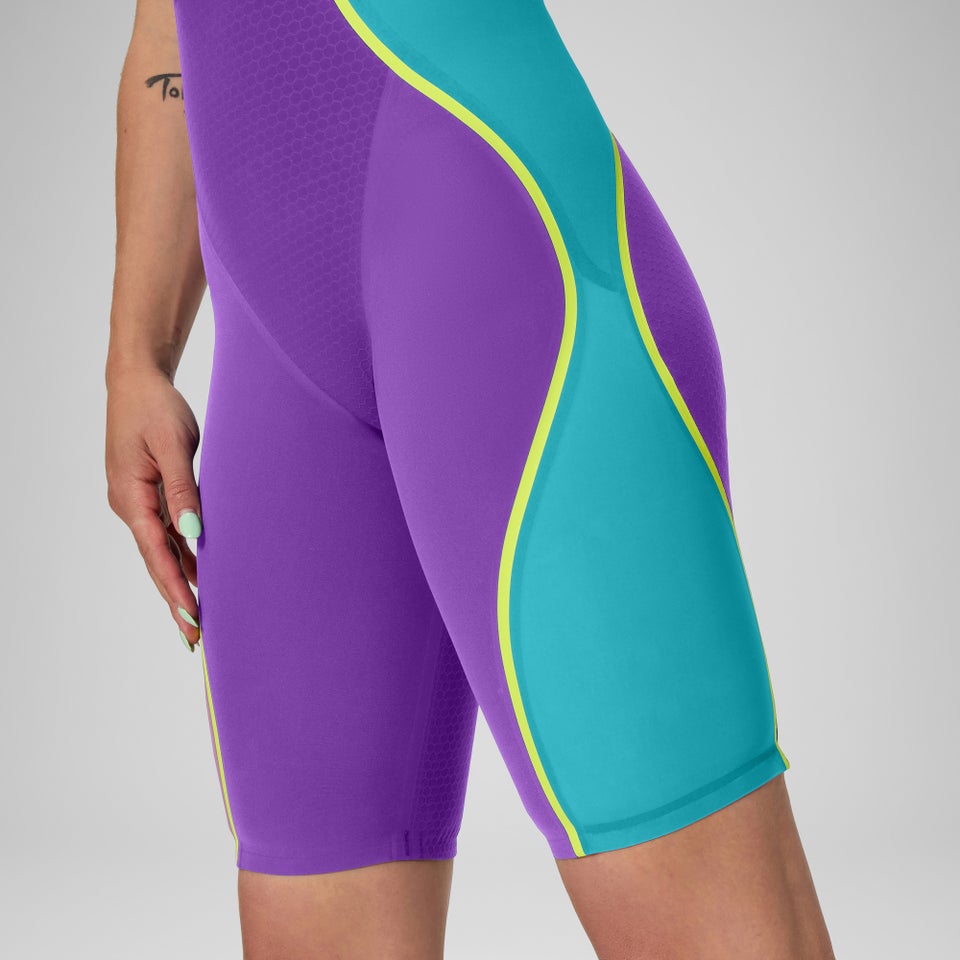Women's Fastskin LZR Pure Intent 2.0 Closedback Kneeskin Purple/Blue