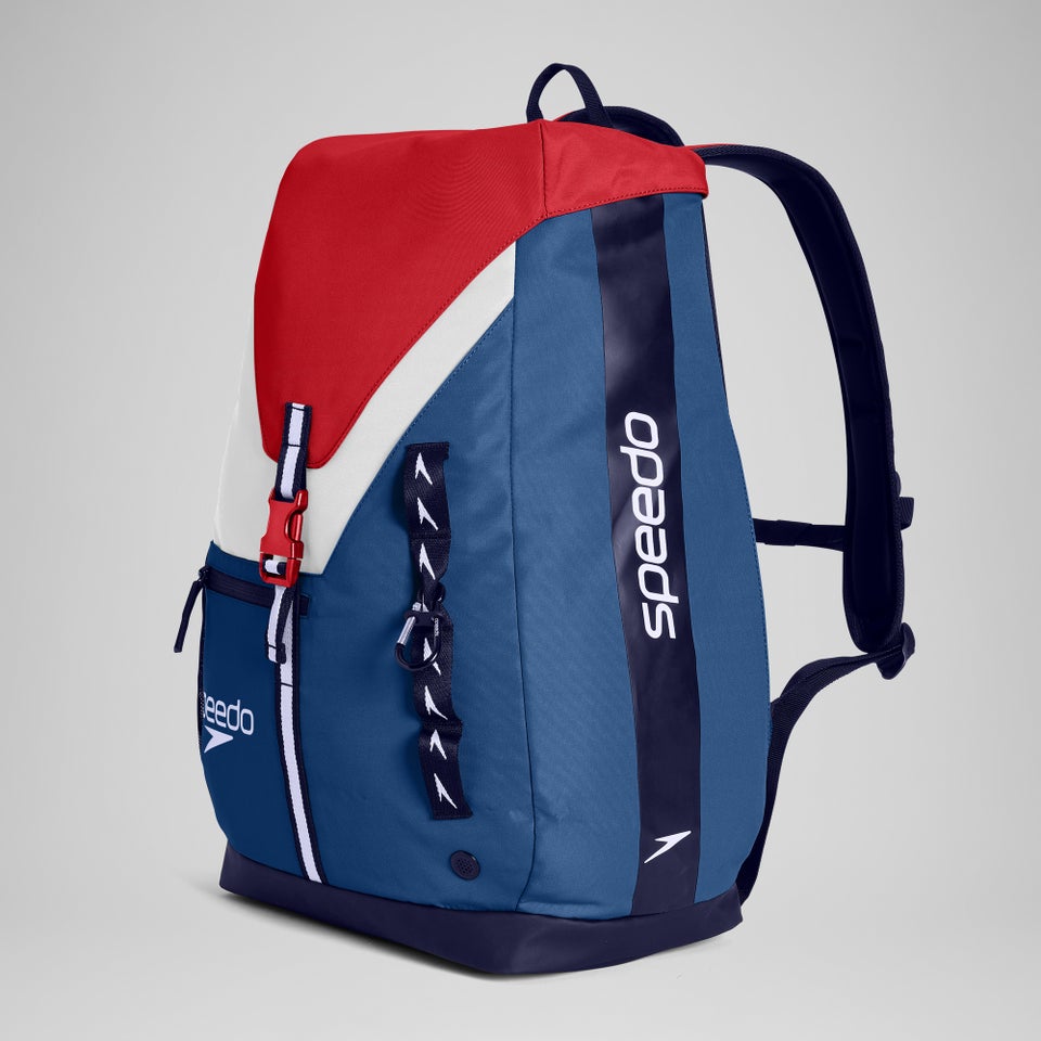 Sac à dos Team 35L, rouge/white/bleu