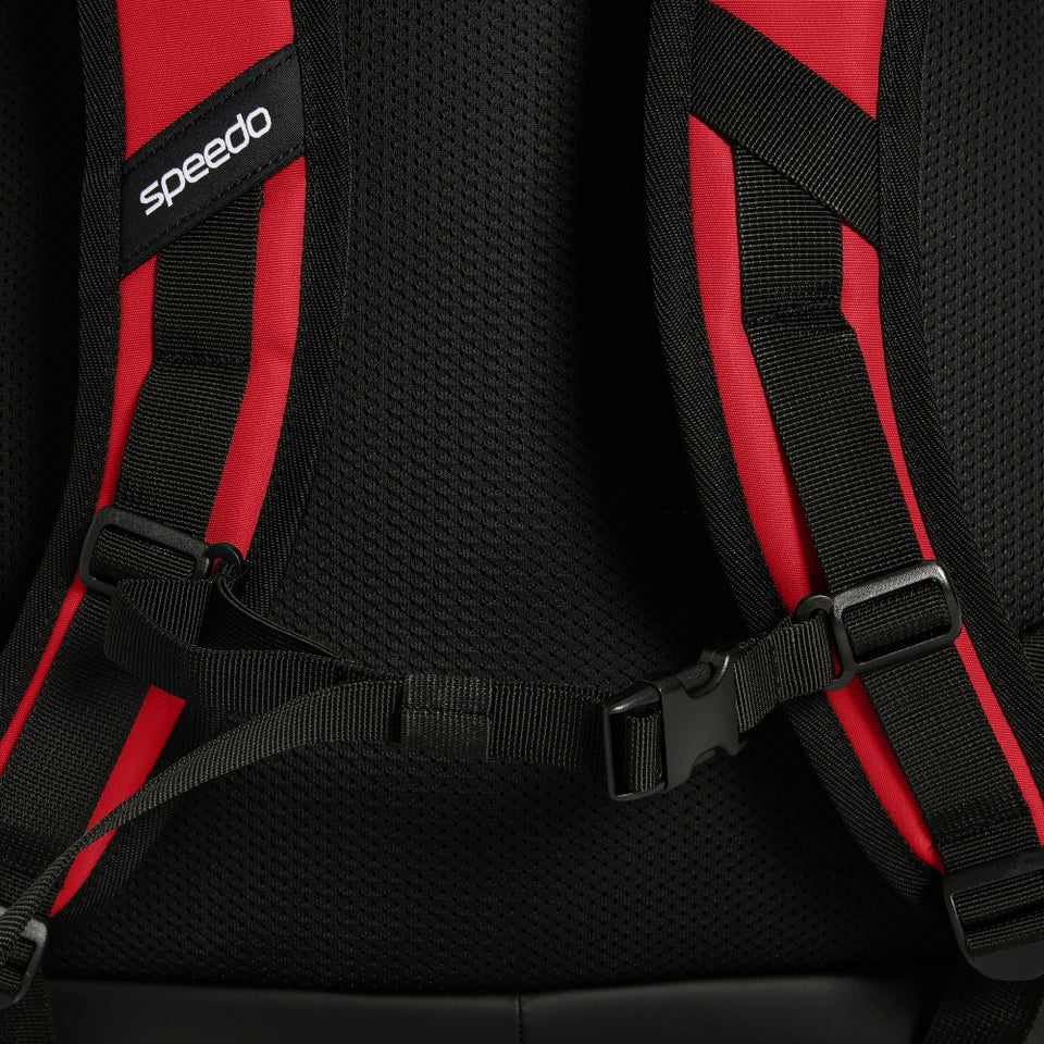 Sac à dos Team 35L, rouge/white/bleu