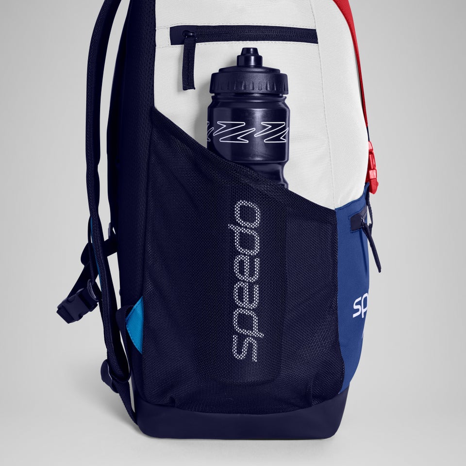Sac à dos Team 35L, rouge/white/bleu