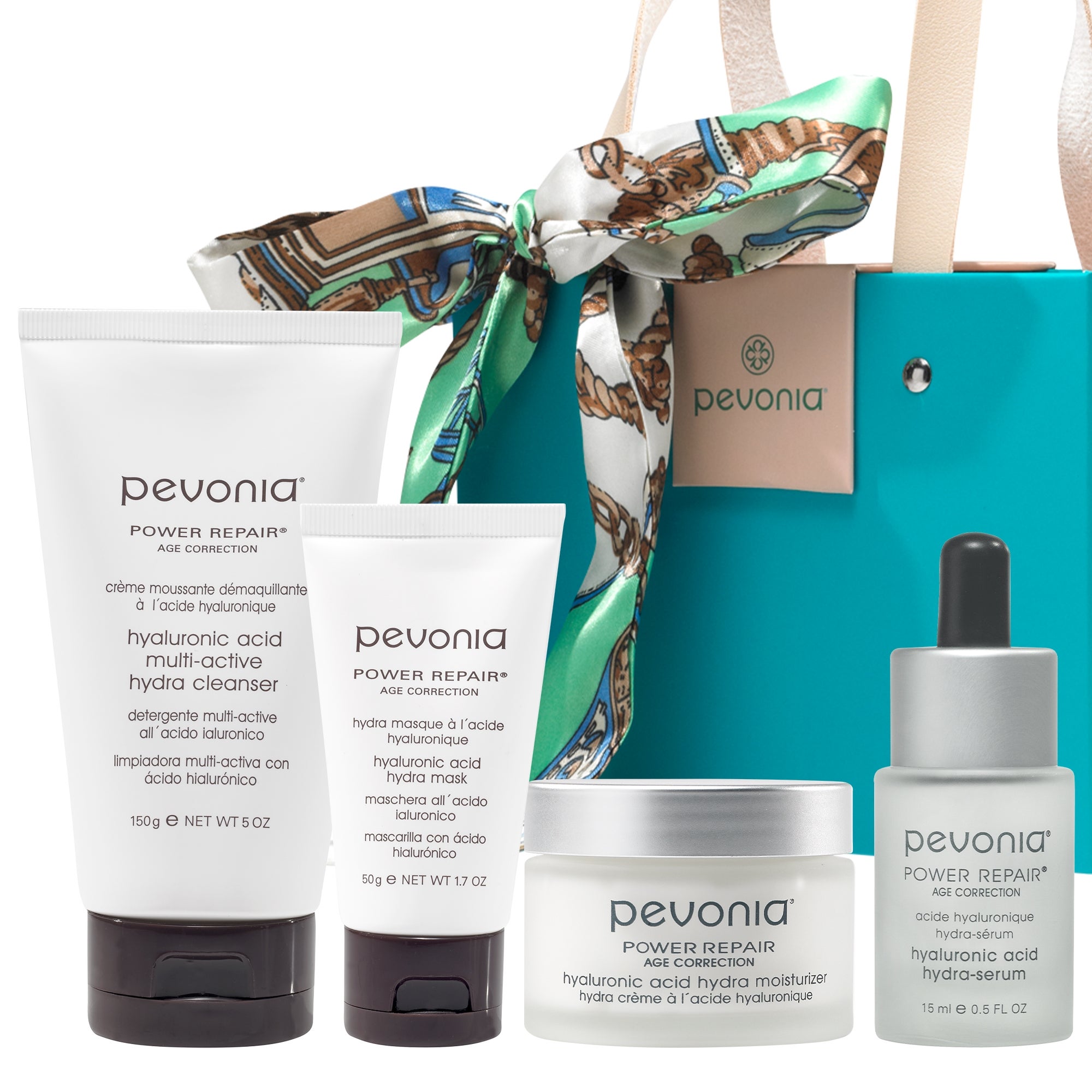 Hyaluronic Acid Skin-Quenching Holiday Gift Set | Pevonia US
