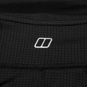 Hareby Half-Zip Fleecejacke für Herren - Schwarz