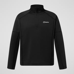 Hareby Half-Zip Fleecejacke für Herren - Schwarz