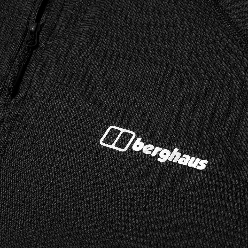 Hareby Half-Zip Fleecejacke für Herren - Schwarz