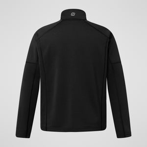 Hareby Half-Zip Fleecejacke für Herren - Schwarz