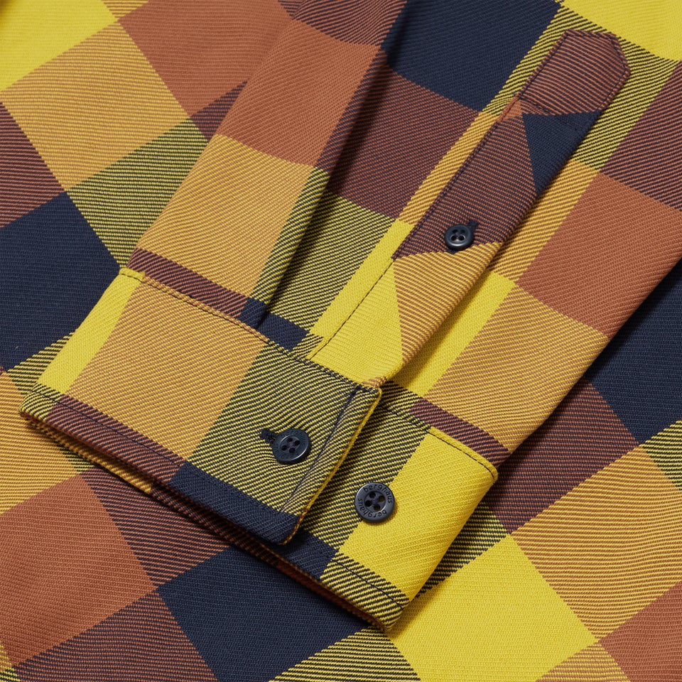 Men's Snarford Shirt - Brown/Dark Blue