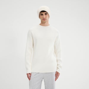 Men's Bruciate Knitted Jumper Off White