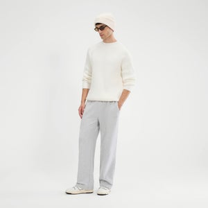 Men's Bruciate Knitted Jumper Off White