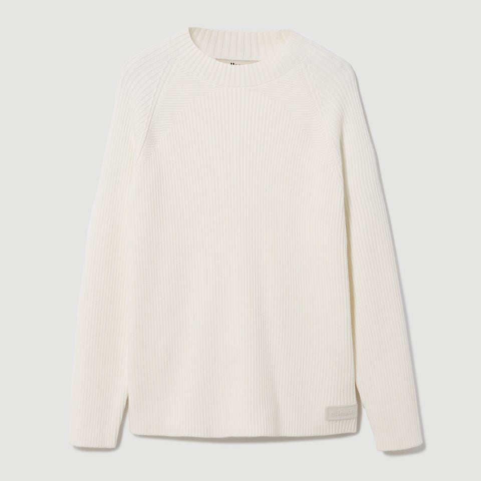 Men's Bruciate Knitted Jumper Off White