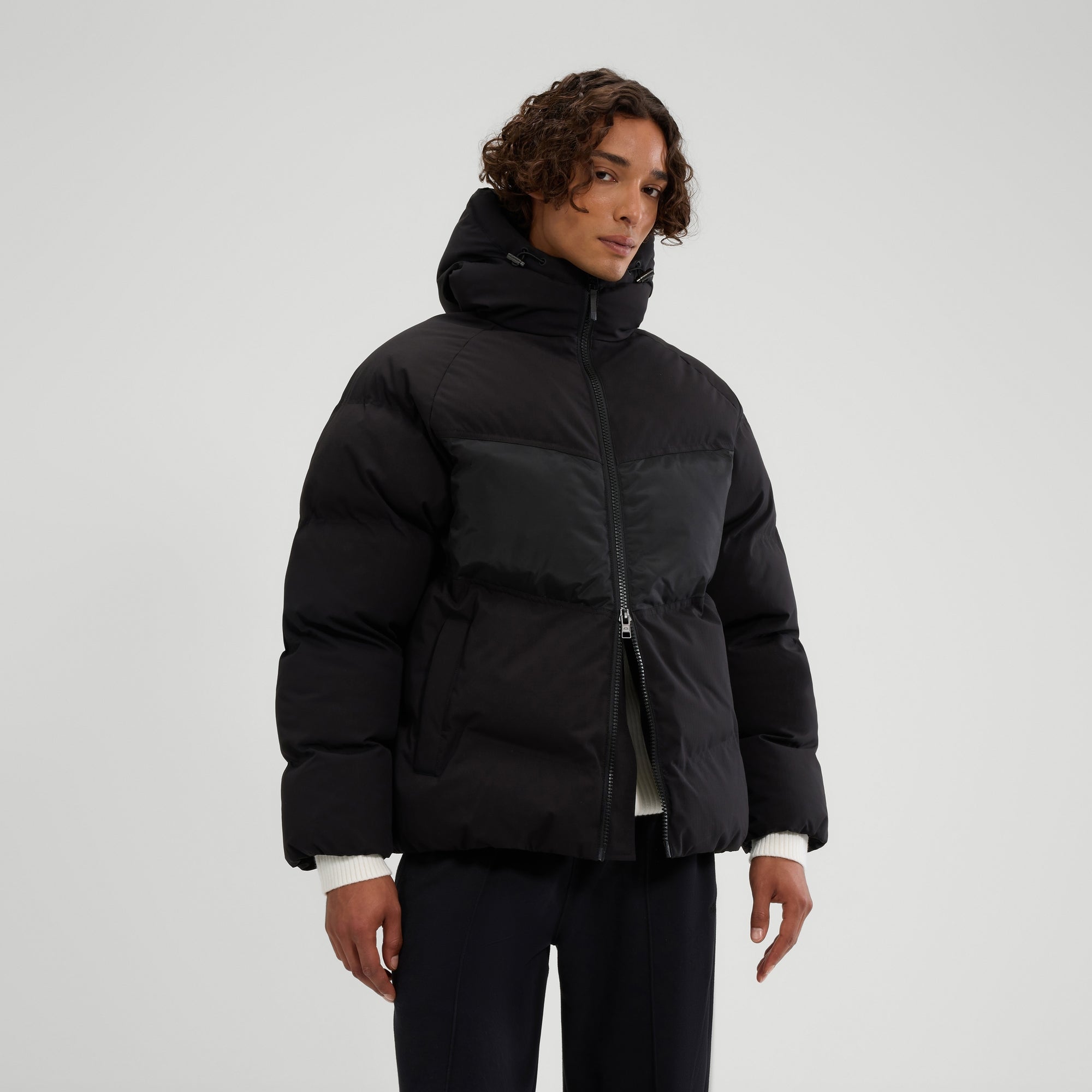 Men's Raffaele Downproof Jacket Black | ellesse UK