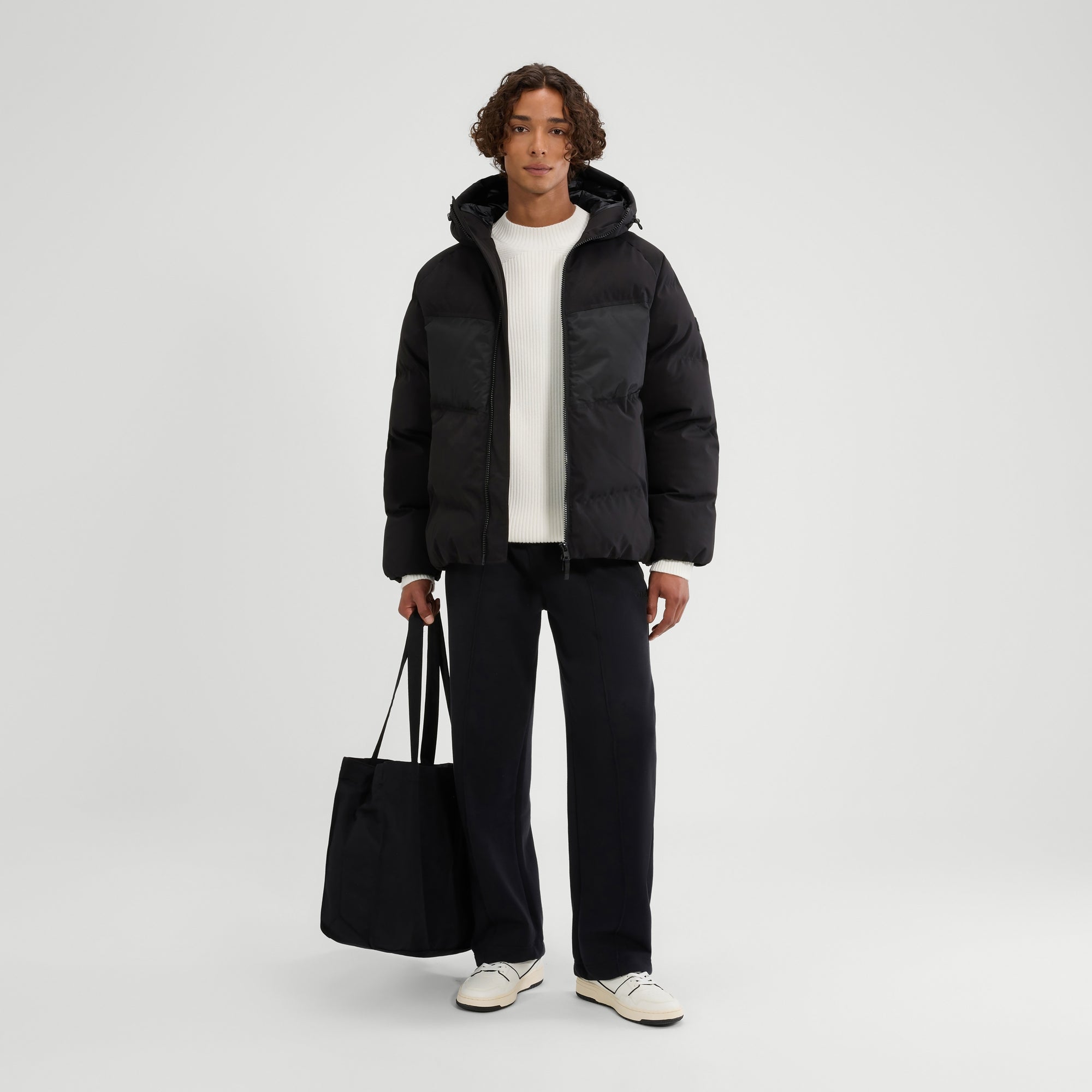 Men's Raffaele Downproof Jacket Black | ellesse UK