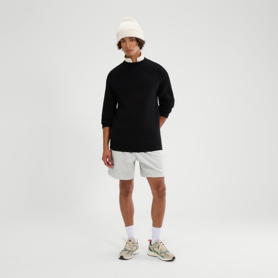 Men's Bruciate Knitted Jumper Black